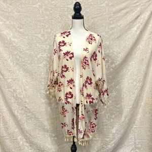 Never Worn Floral Print Boho coverup.